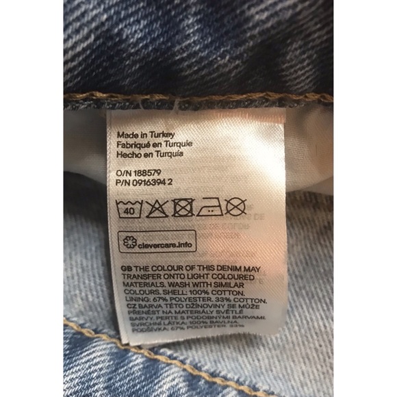 h&m size 14 women’s denim burmuda shorts - Picture 5 of 6